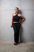 Black Tie Halter